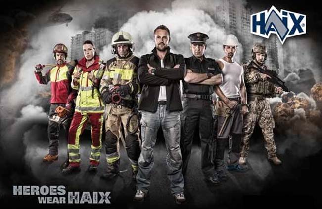 HAIX Ausrüstung für Feuerwehr, Rettungsdienst, Polizei, Forst, Militär und Beruf – Heroes wear HAIX